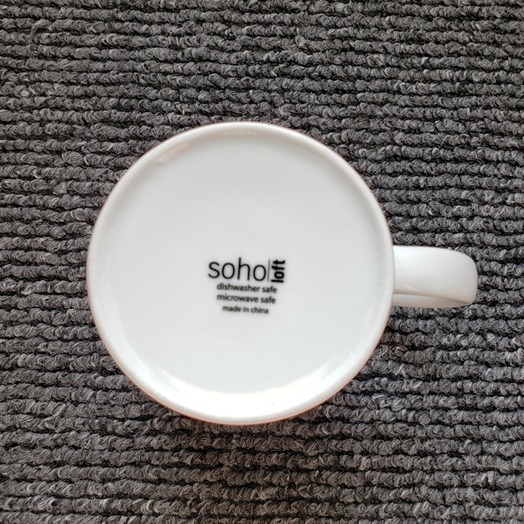 KEEP CALM and SMILE by Soho loft Mug with funny message Like New - Picture 6 of 7
